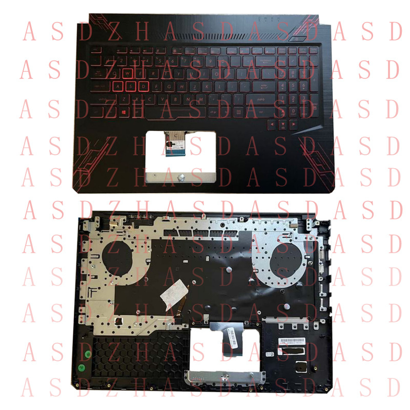 Gaming Keyboard Asus - Z 新しいパームレスト赤色バックライト付きキーボード ASUS TUF ゲーミング FX504