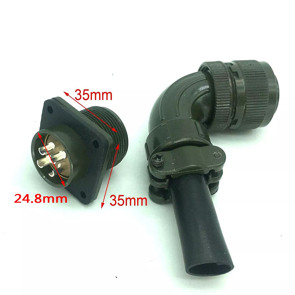 Aviator Connector Kit - 航空コネクタ 4 ピン 90 度キット 3108