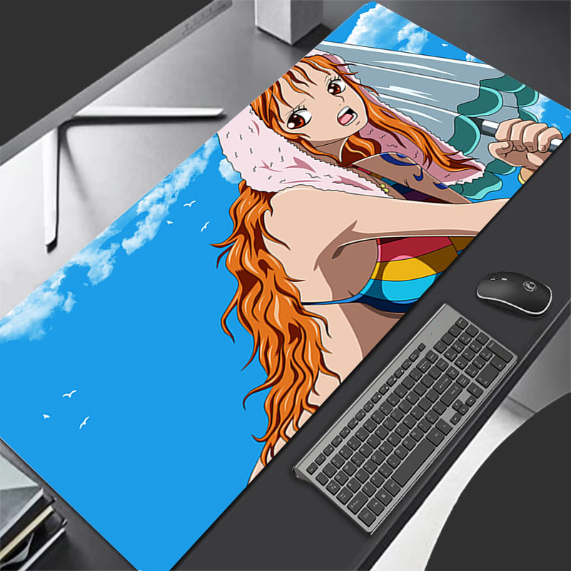 Gaming Keyboard En Mouse - マウスパッドワンピース耐久性のあるアニメゲームアクセサリー Gabinete ゲーマー PC コンピュータデスクマット大型 XXL