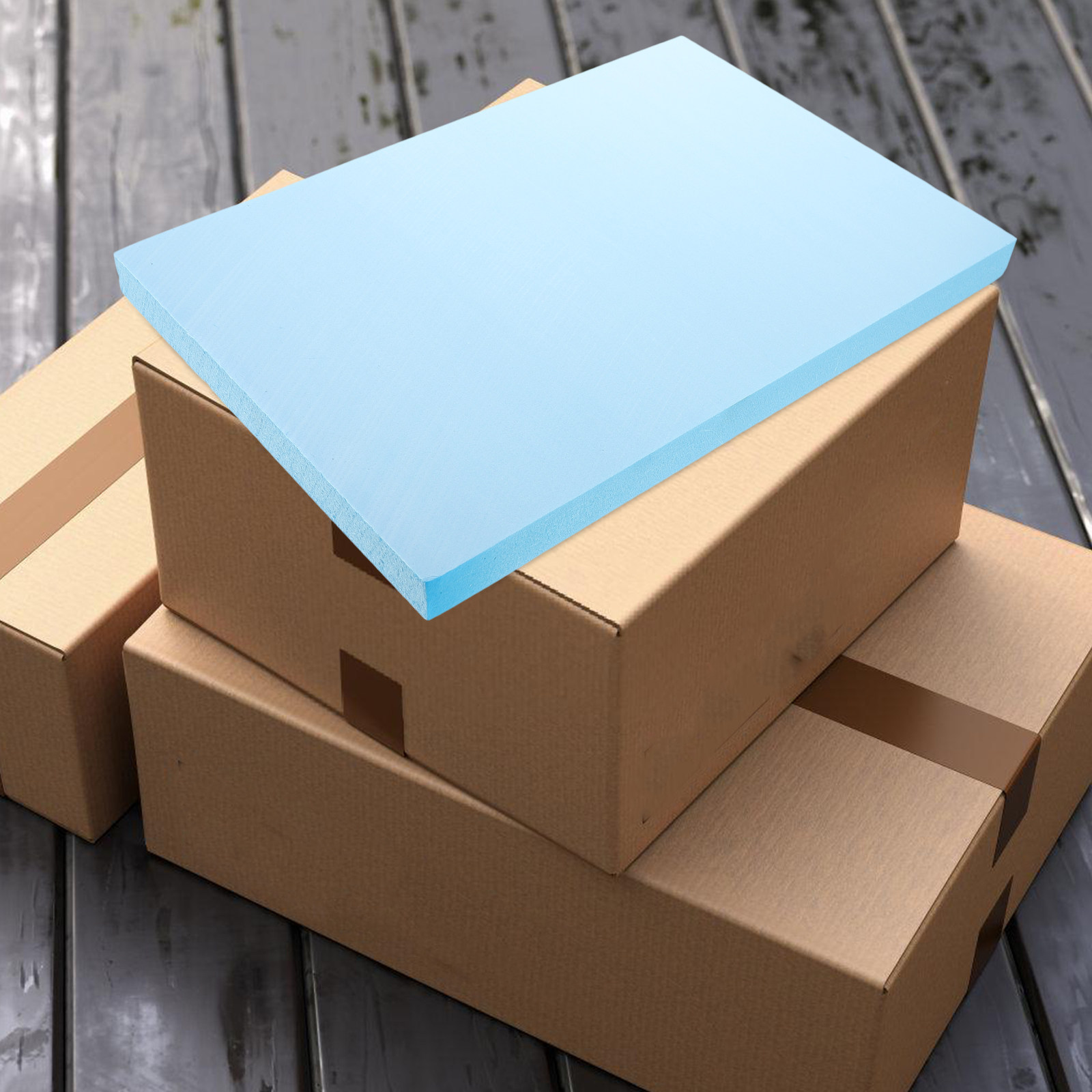 Polyurethane Foam Sheet - 2枚入り高密度ポリウレタンフォームシートパック、配送、移動、保管ケース、ツールボックス、靴インサート用梱包フォームシート