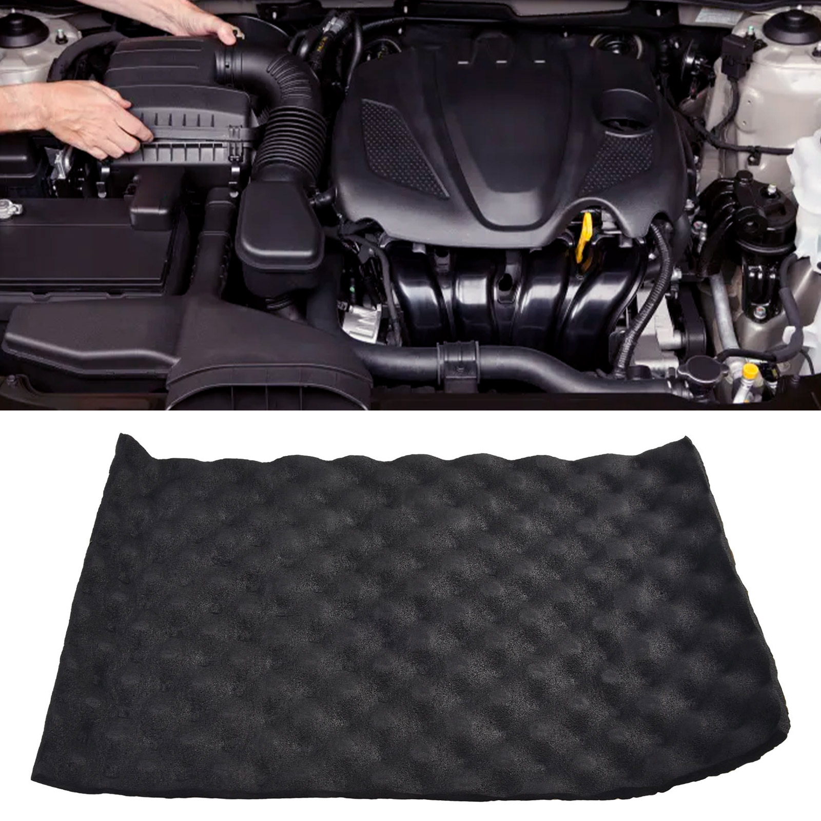 Foam Dampener Sheet - 2 センチメートル車の消音器ノイズ絶縁音響減衰フォームサブウーファーマット自己粘着音響バリア防音パッド