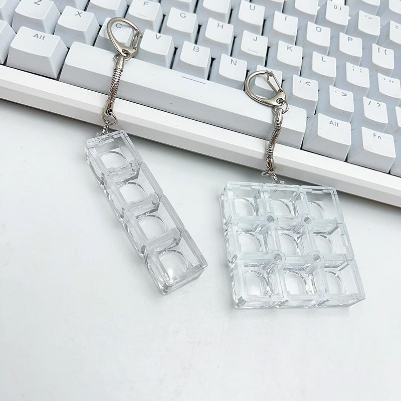 Gaming Keyboard Tester - @*メカニカルキーボードスイッチテスター 6キーDIYキーチェーンスイッチサンプラー メカニカルゲーミングやオフィスでの使用に最適