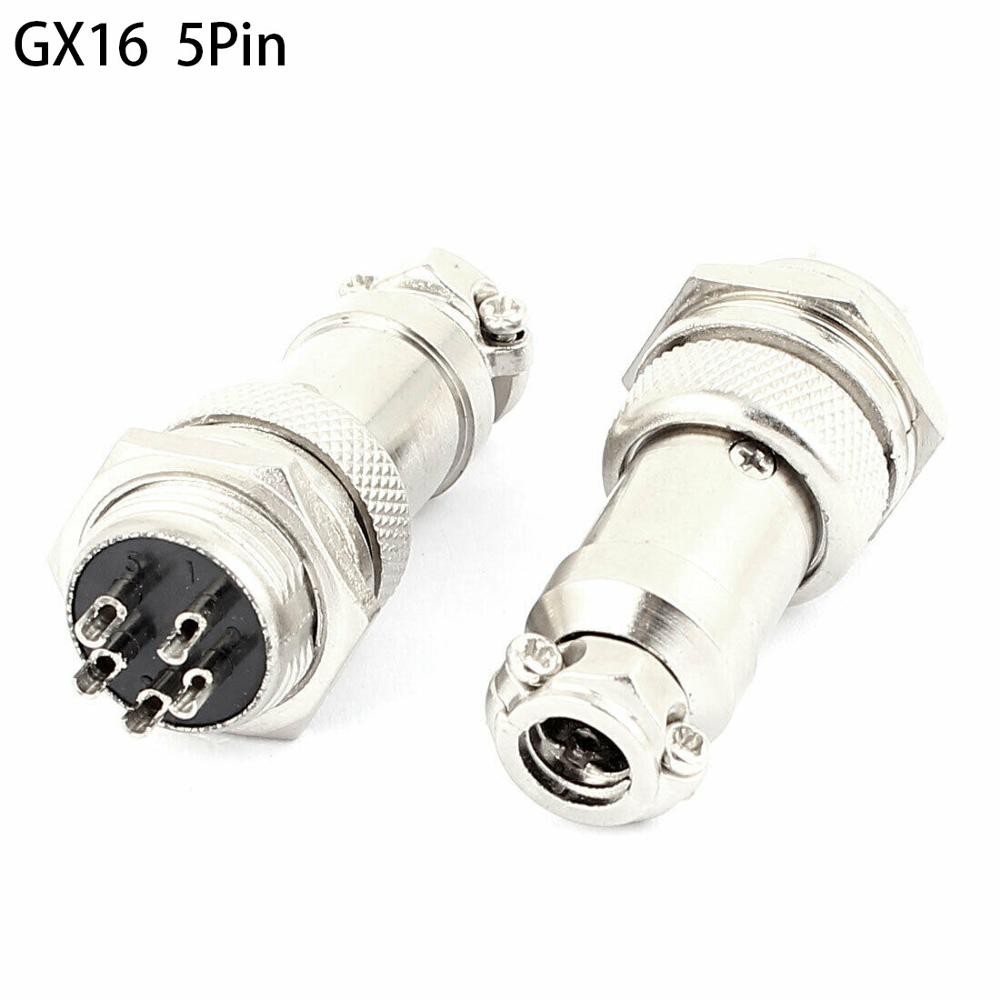 Aviator Connector Kit - 1 セット GX16 5P 航空プラグ 16