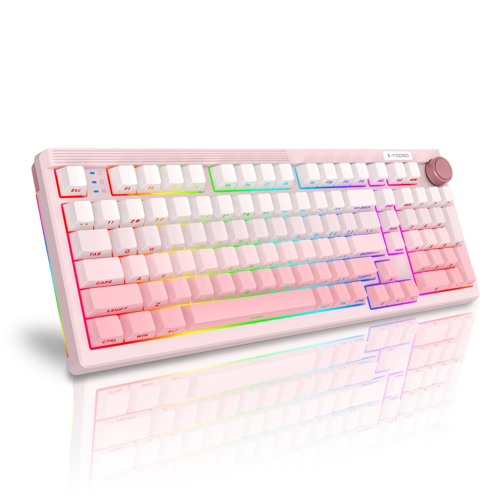 Gaming Keyboard E Yooso - E-YOOSO 98 キーメカニカルキーボード 3 モード Bluetooth