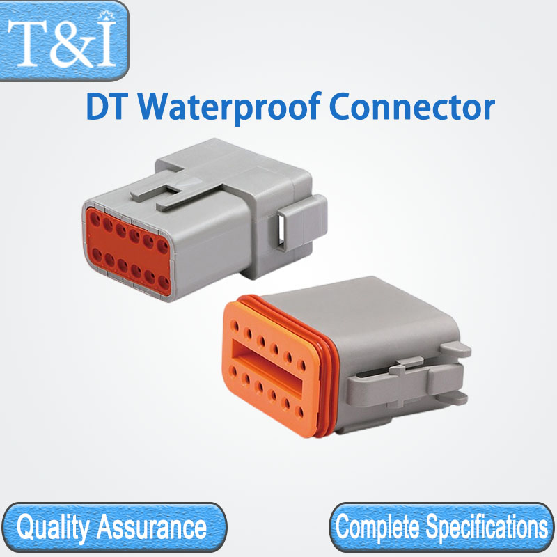 Aviator Connector Kit - パイロットおよび防水ケーブル付きの電子接続キット,1/5/10セットDT-2/3/4/6/8/12ピン,オスおよびメスコネクタ