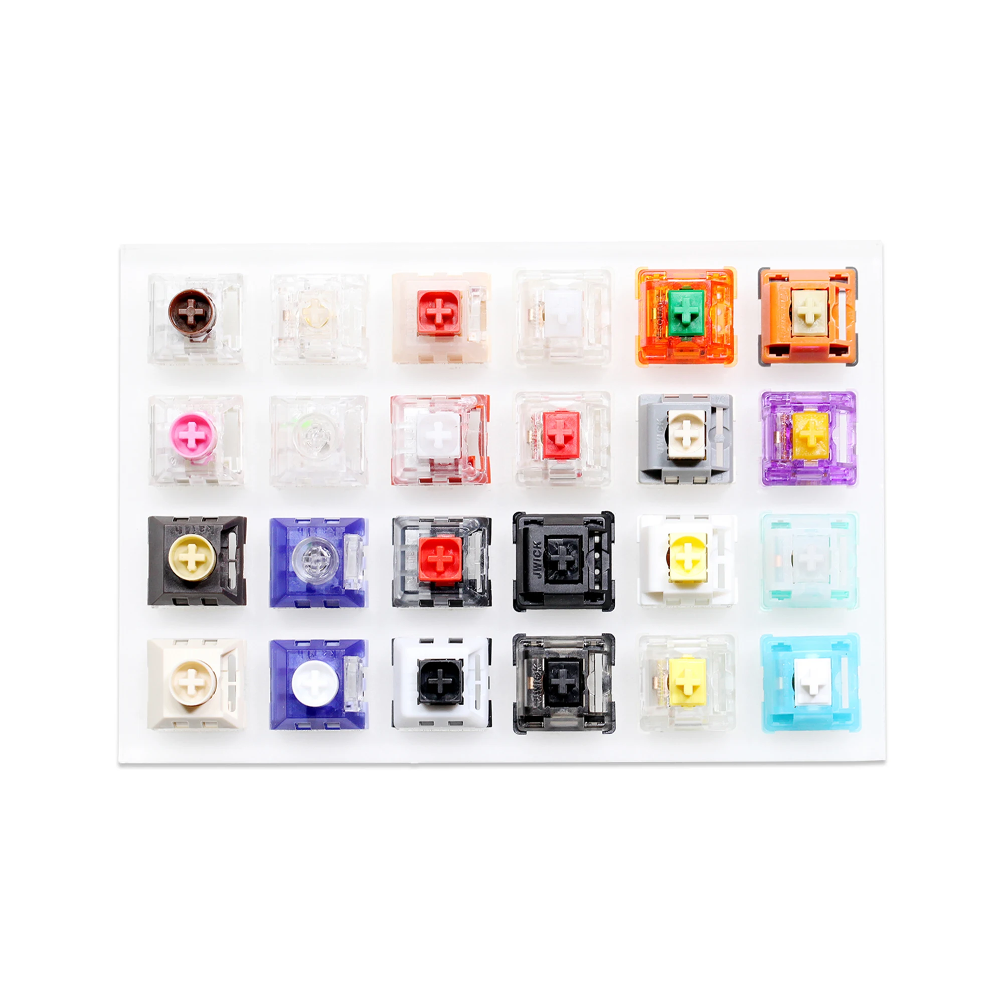 Gaming Keyboard Tester - Ookalhスイッチテスター,アクリル,メカニカルキーボード用,白,静か