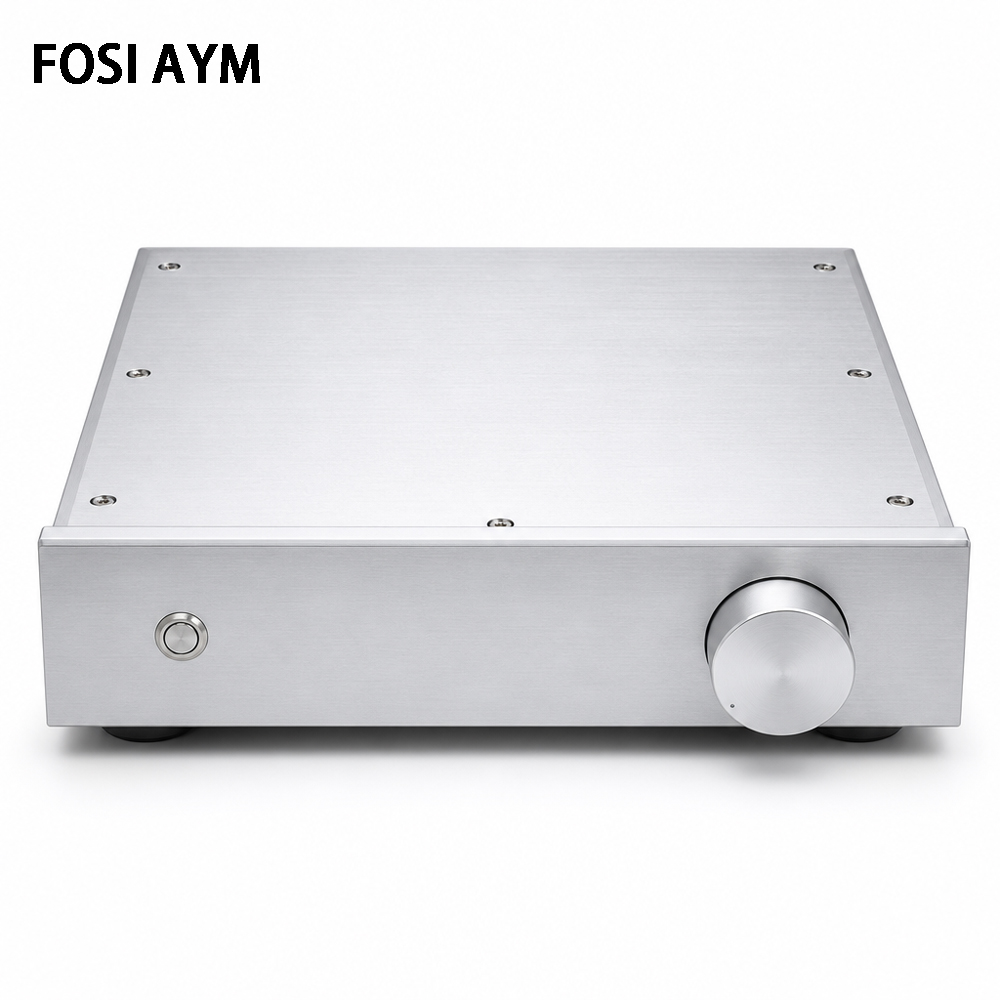 Aluminum Case 65 - 280x65x228mm FOSI AYM フルアルミニウムHiFiプリアンプDACデコーダーシャーシ真空管アンプオーディオ電源ケースボックス