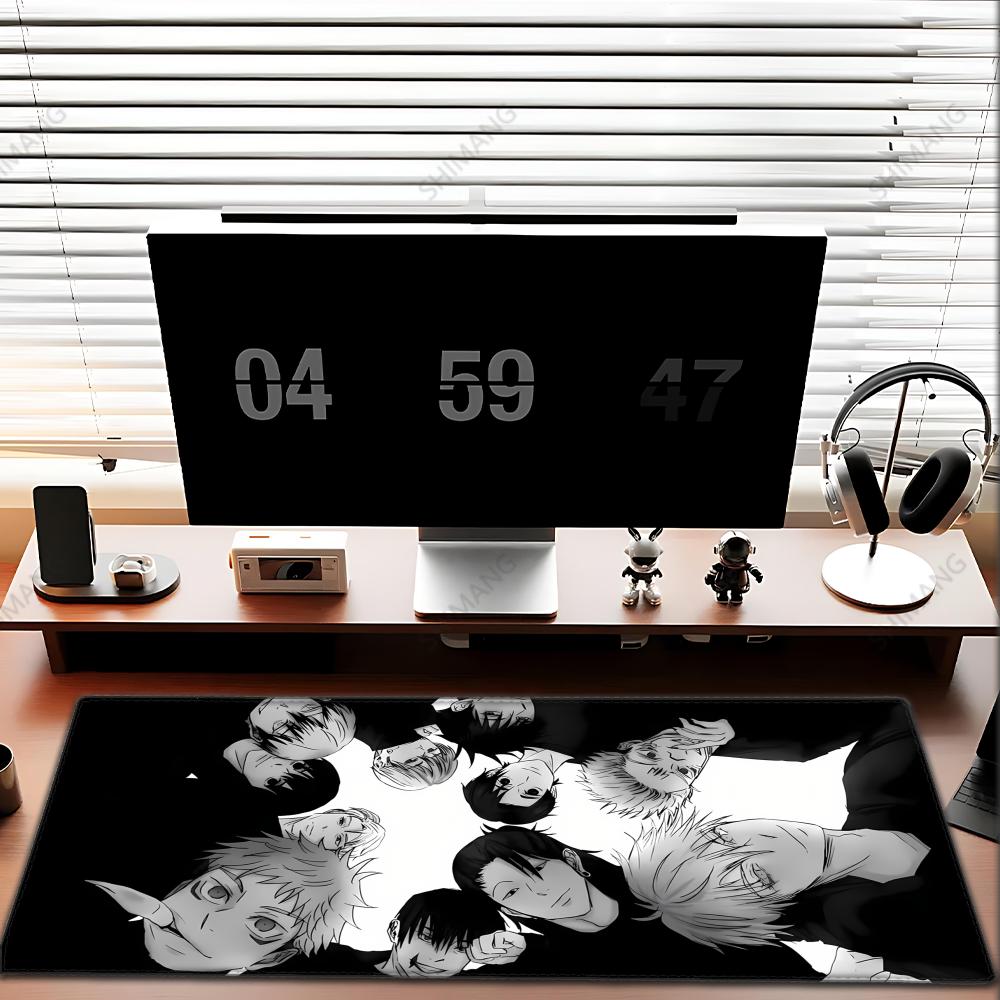 呪術廻戦五条悟マウスパッド 90x40CM ノンスリップゲー - Gaming Keyboard Non Mechanical のレビューと価格