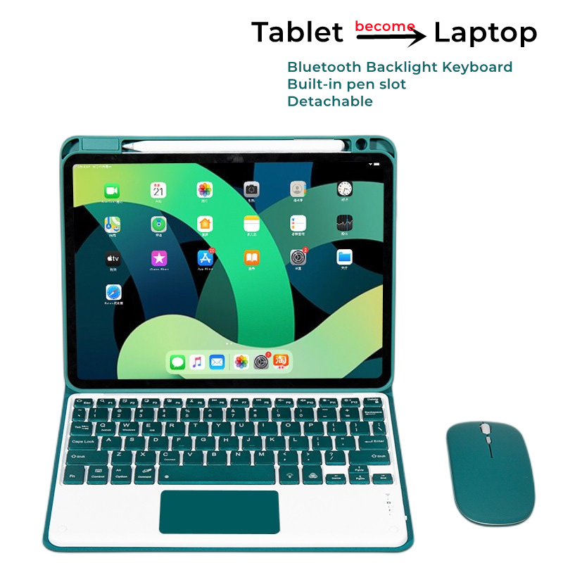 バックライトキーボードケースマウス Xiaomi Pad 8 - Gaming Keyboard And Mouse Wireless のレビューと価格
