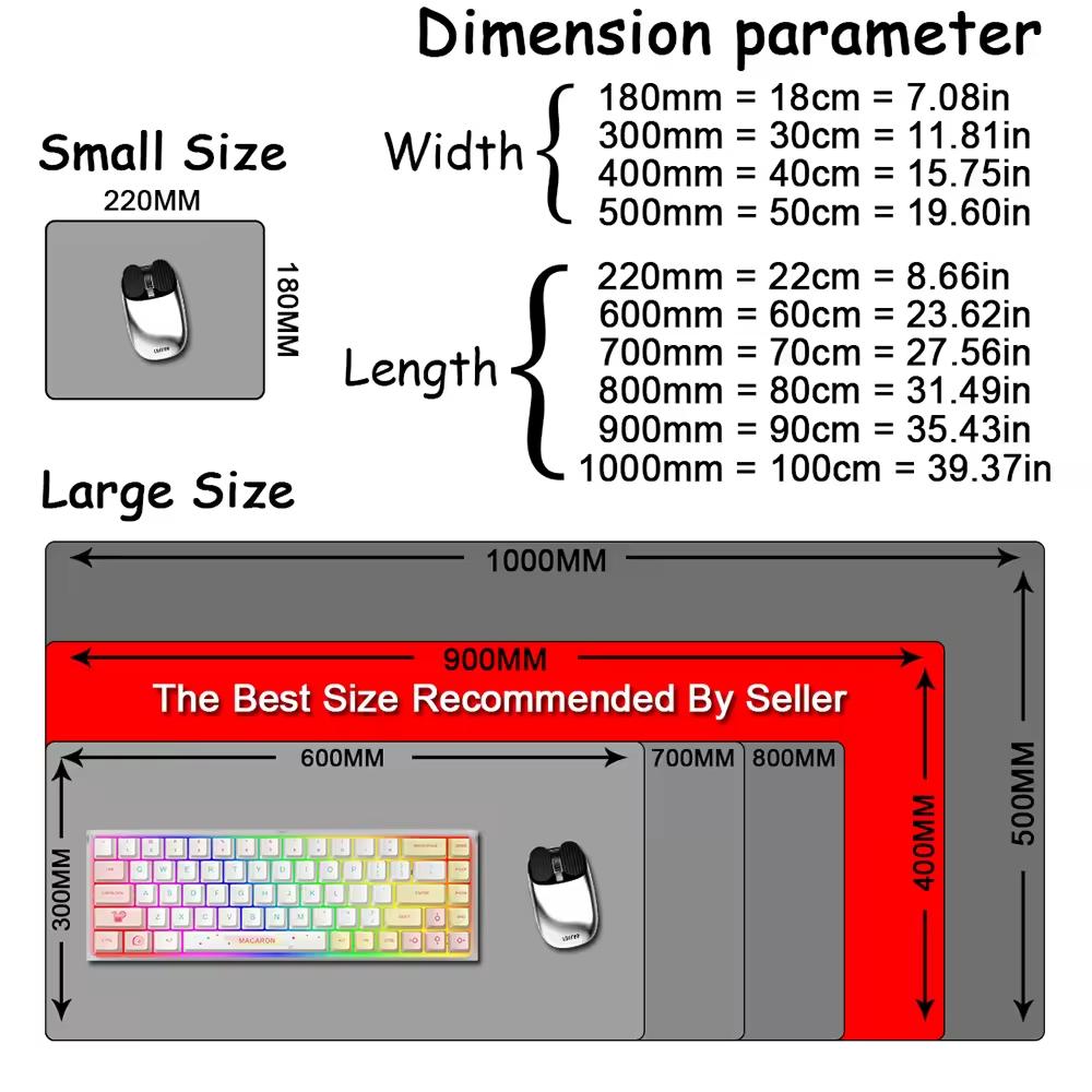 ゲーミングマウスパッド サクラマウスパッド 90x40CM  - Gaming Keyboard Non Mechanical のレビューと価格