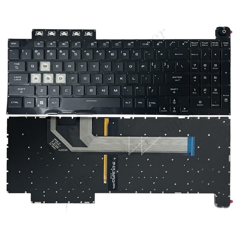 S++ ブラック US バックライト付きキーボード ASUS - Gaming Keyboard Asus のレビューと価格
