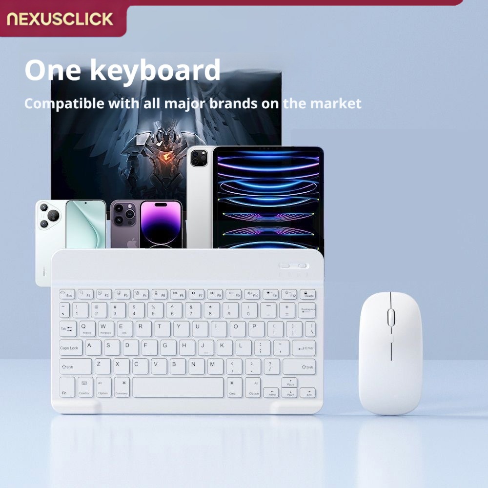 NexusClick Bluetooth キーボードとマウス - Gaming Keyboard And Mouse Mobile のレビューと価格