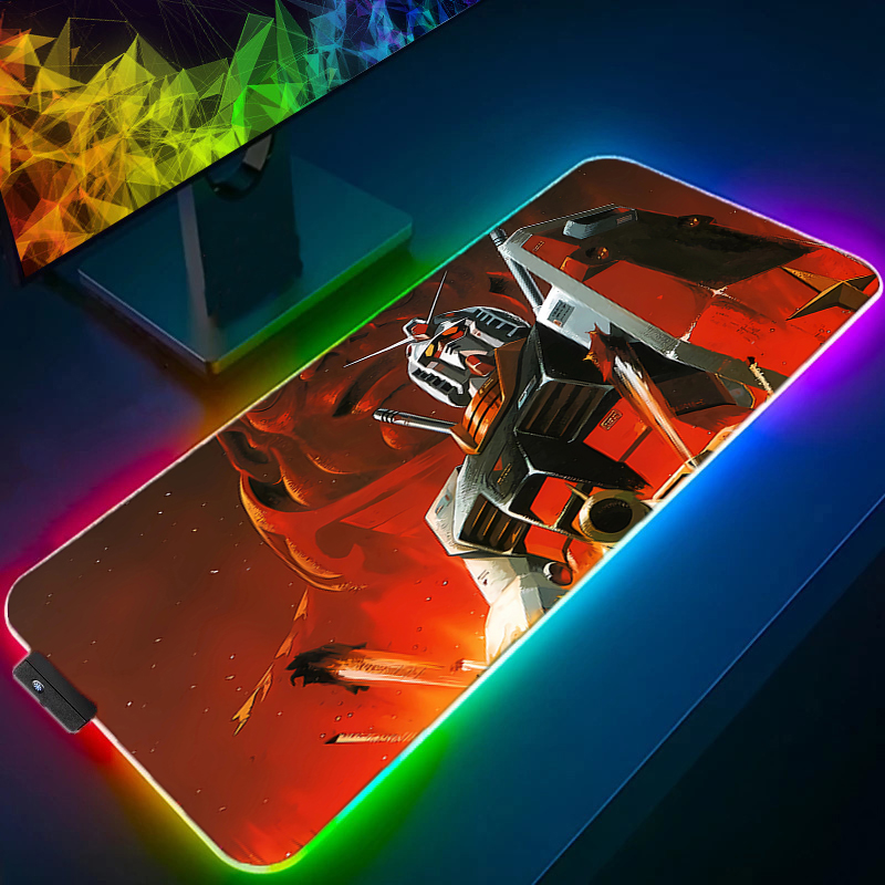 RGB かわいいマウスパッドアニメガビネテゲーマーモビルスー - Gaming Keyboard And Mouse Mobile のレビューと価格