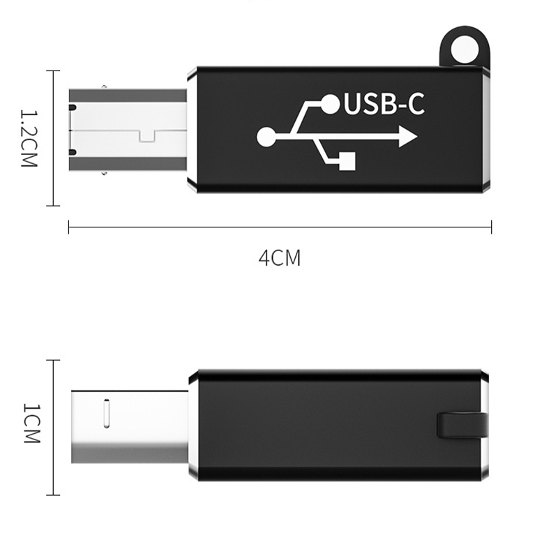 Type C USBメス - USB-B オス変換アダプター - Gaming Keyboard Type C のレビューと価格