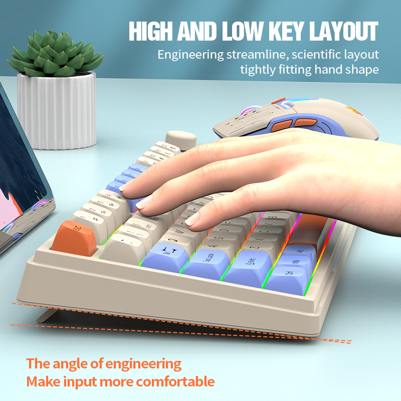 デュアルモード 2.4 グラム Bluetooth ワイヤレ - Gaming Keyboard And Mouse Wireless のレビューと価格