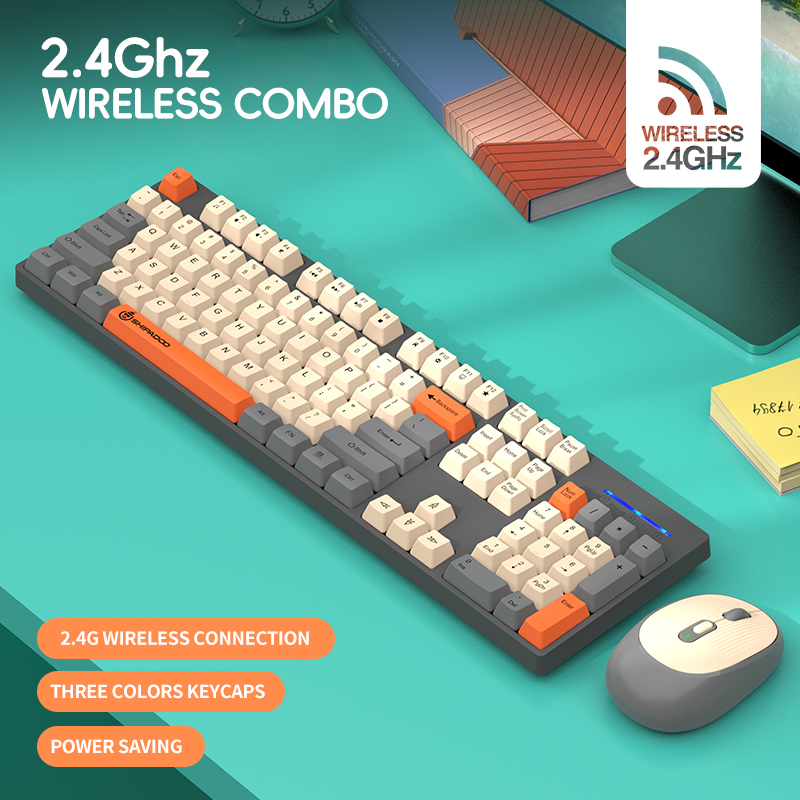 オフィスホーム用2.4Gワイヤレスキーボードマウスコンボ - - Gaming Keyboard And Mouse Wireless のレビューと価格