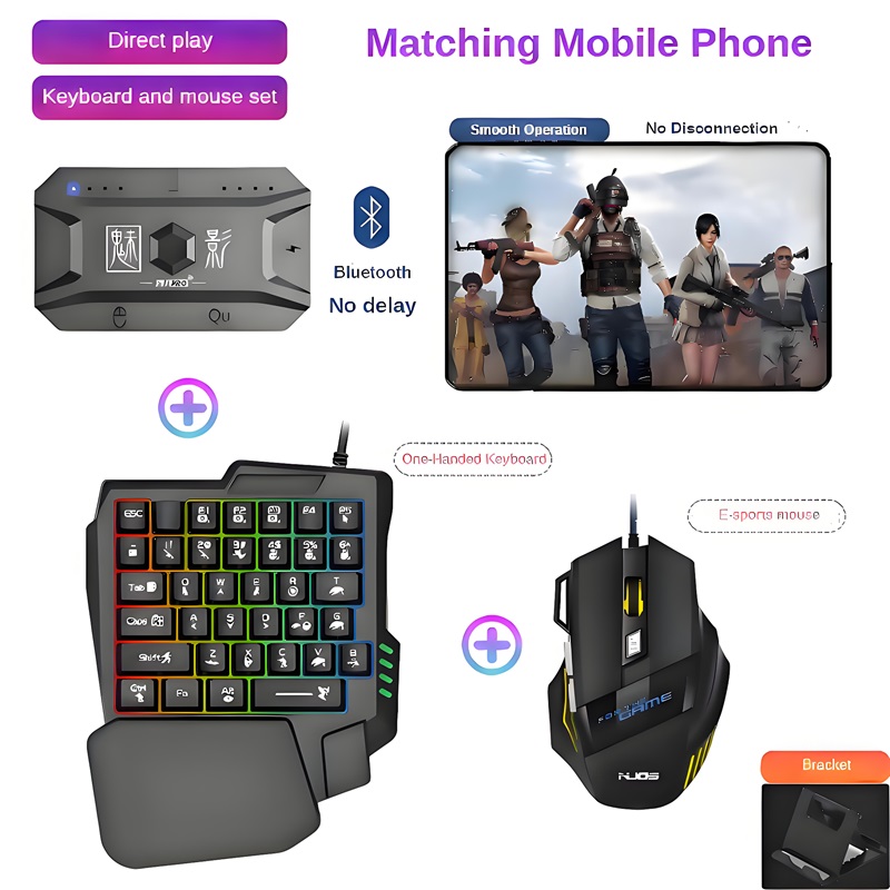 M1 Proゲームパッド携帯電話ゲームコンバーター マウスキ - Gaming Keyboard And Mouse Mobile のレビューと価格