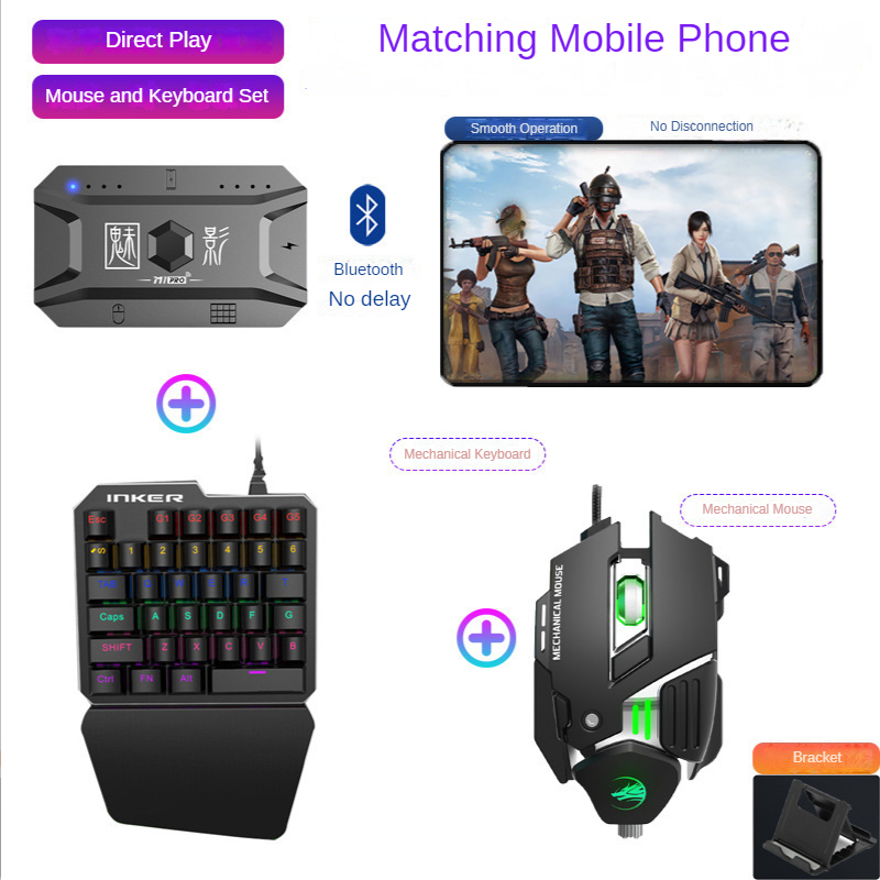 M1 Proゲームパッド携帯電話ゲームコンバーター マウスキ - Gaming Keyboard And Mouse Mobile のレビューと価格