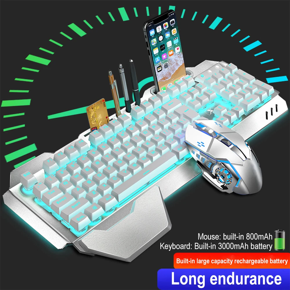 K680充電式ワイヤレスキーボードとマウス,2.4g,ゲーム - Gaming Keyboard Mini のレビューと価格