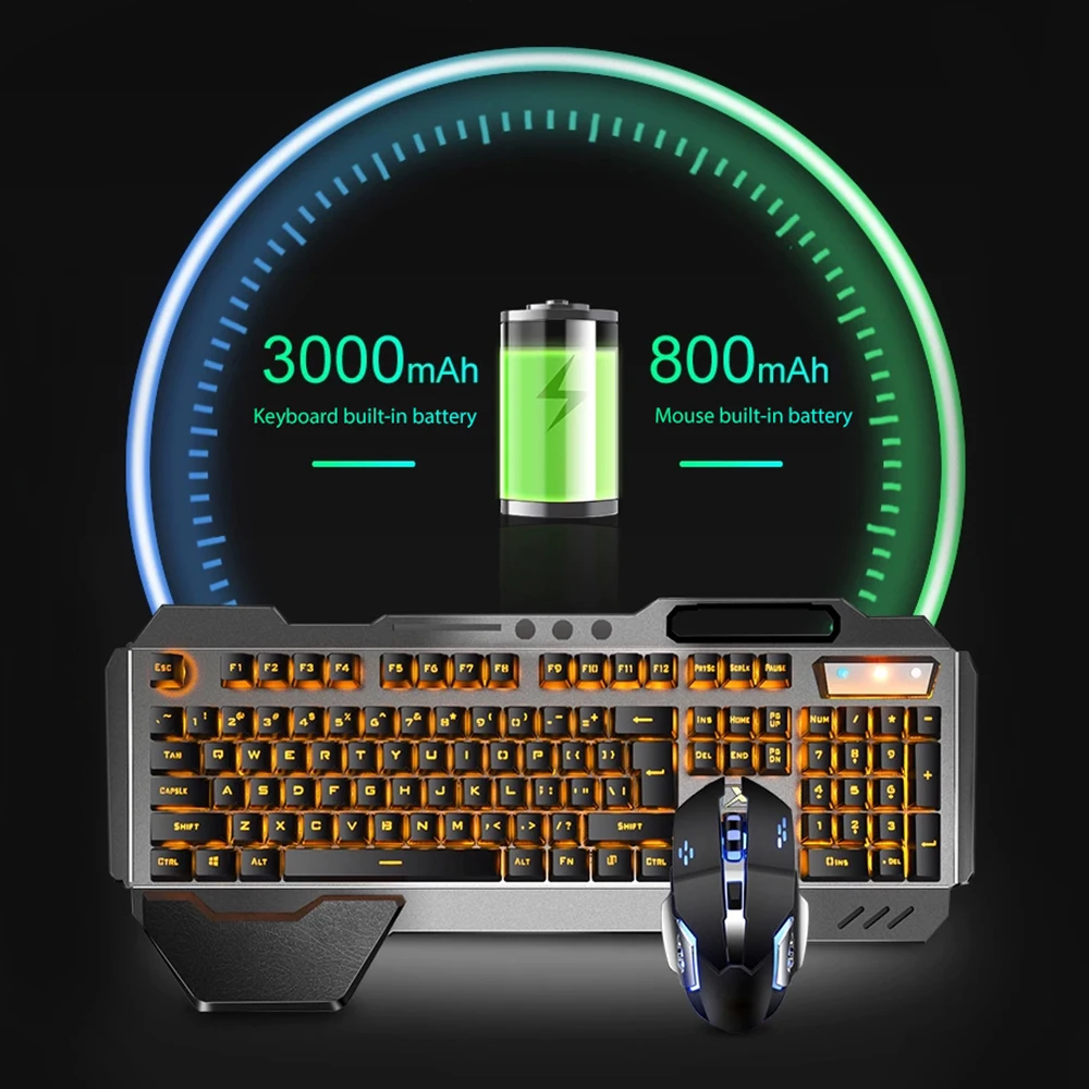 K680充電式ワイヤレスキーボードとマウス,2.4g,ゲーム - Gaming Keyboard Mini のレビューと価格