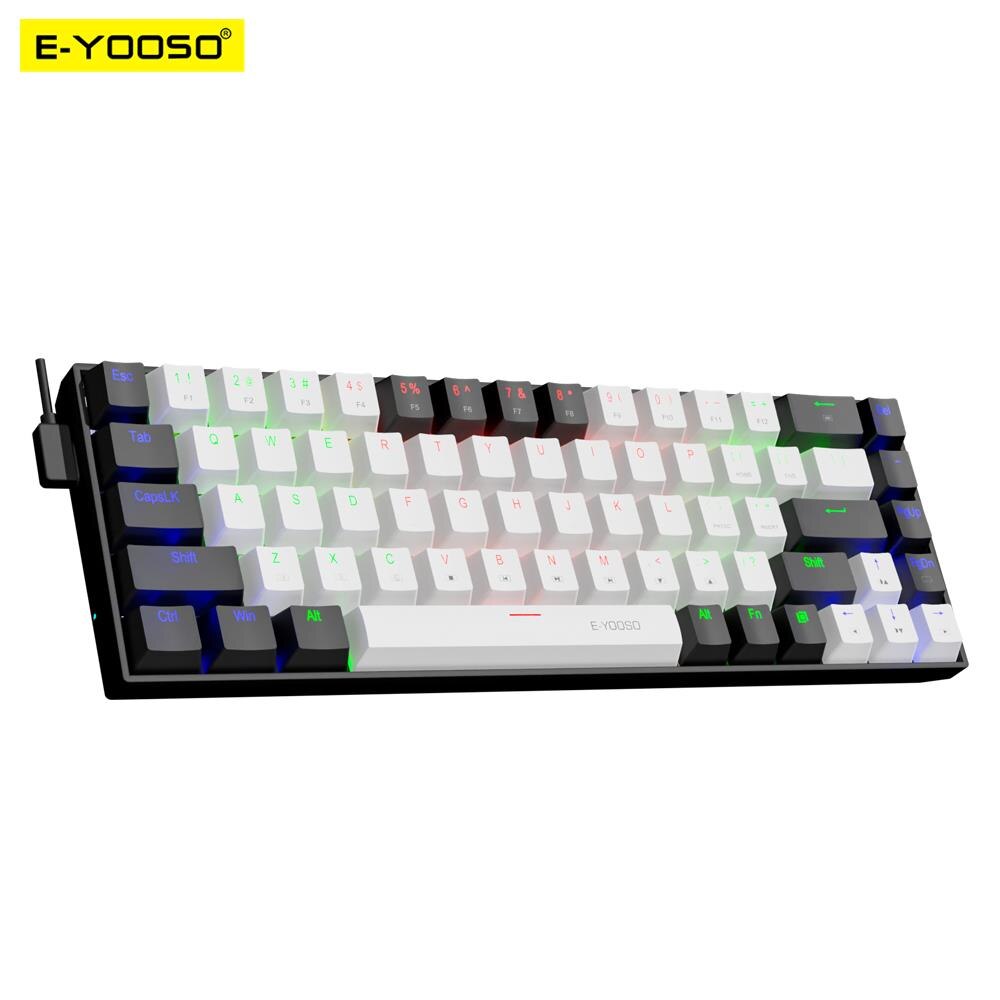 E-YOOSO z686 usbミニスリム機械式ゲーム有線キ - Gaming Keyboard E Yooso のレビューと価格