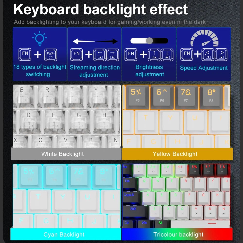 E-YOOSO z686 usbミニスリム機械式ゲーム有線キ - Gaming Keyboard E Yooso のレビューと価格