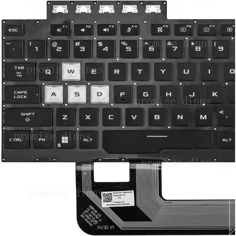 M USキーボード Asus TUF Gaming A17  - Gaming Keyboard Asus のレビューと価格