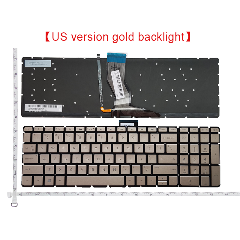 USキーボード HP Pavilion 15-ab500 A - Gaming Keyboard E Yooso のレビューと価格