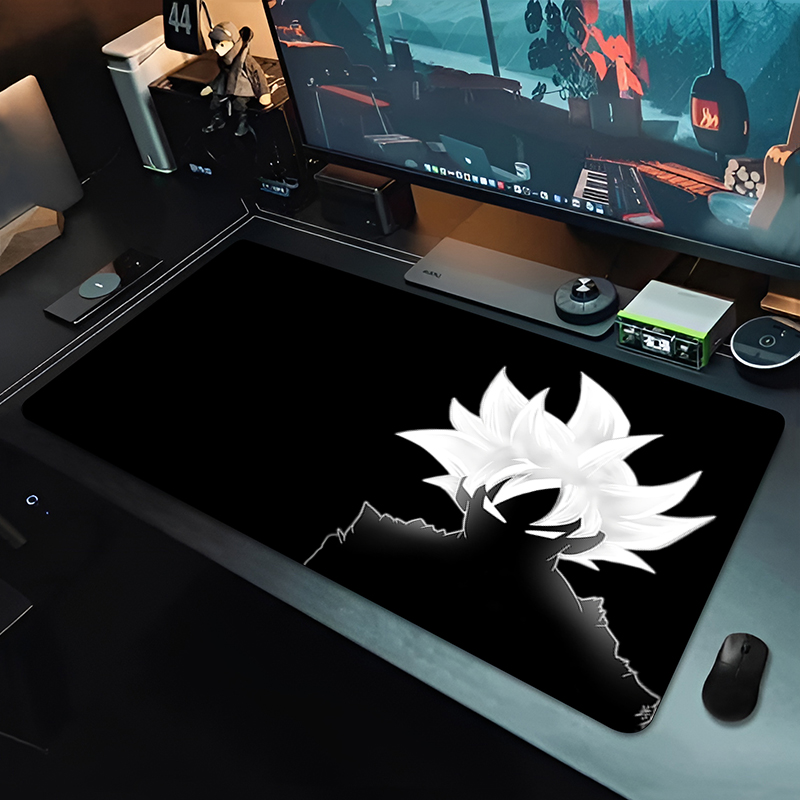 DBZ ブラックアニメマウスパッドドラゴンボール大型 PC  - Gaming Keyboard En Mouse のレビューと価格