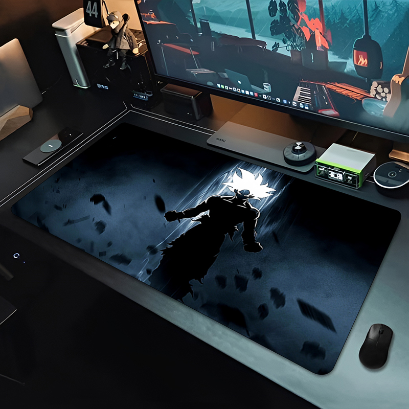 DBZ ブラックアニメマウスパッドドラゴンボール大型 PC  - Gaming Keyboard En Mouse のレビューと価格