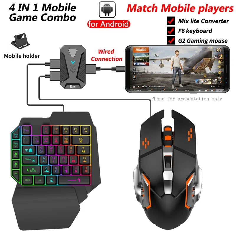 在庫あり Mixliteモバイルゲームパッド Android - Gaming Keyboard And Mouse Mobile のレビューと価格