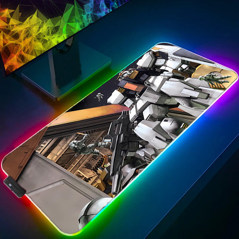 RGB 900*400 大型マウスパッドオフィス機動戦士ガン - Gaming Keyboard And Mouse Mobile のレビューと価格