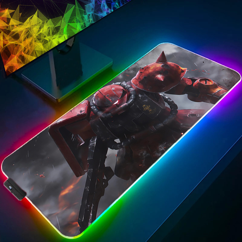 RGB 900*400 大型マウスパッドオフィス機動戦士ガン - Gaming Keyboard And Mouse Mobile のレビューと価格