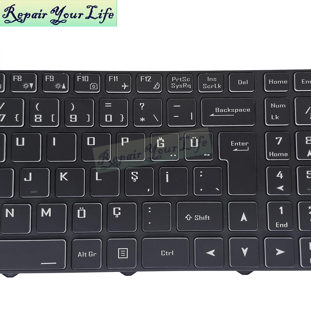 英国トルコ語スペイン語バックライトキーボード ギガバイトゲー - Gaming Keyboard Hp のレビューと価格