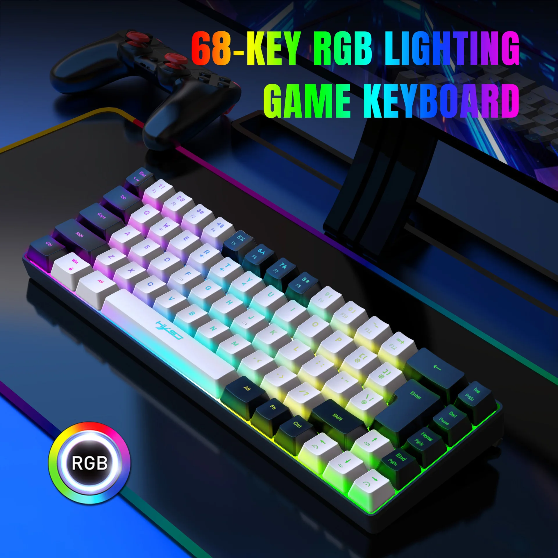 キーボードとマウスのコンボ バックライトキット ゲーマー向け - Gaming Keyboard Mini のレビューと価格