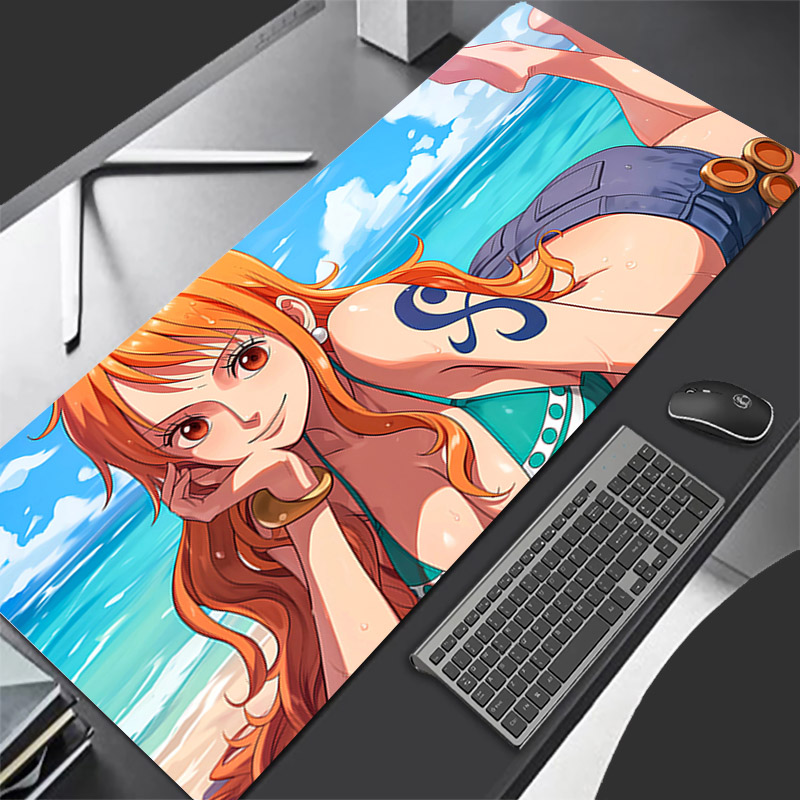 マウスパッドワンピース耐久性のあるアニメゲームアクセサリー  - Gaming Keyboard En Mouse のレビューと価格