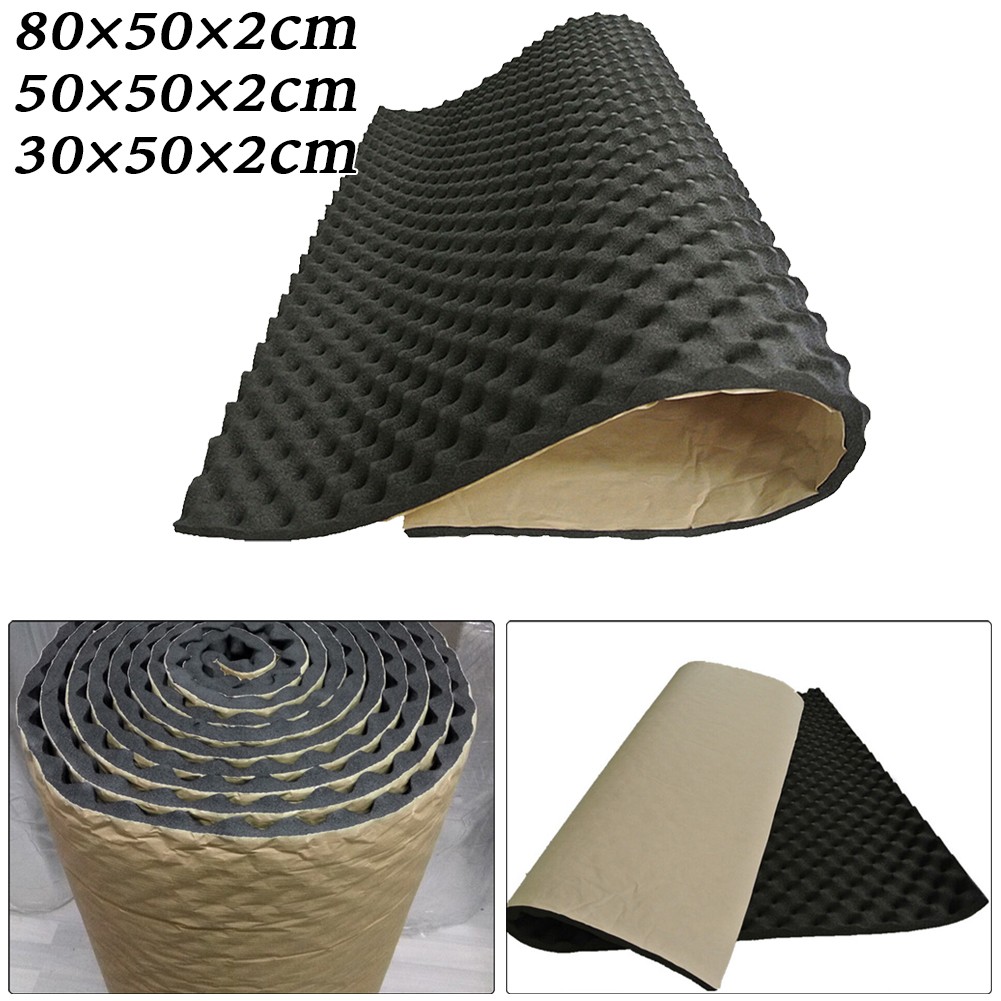 2 センチメートル車の消音器ノイズ絶縁音響減衰フォームサブウ - Foam Dampener Sheet のレビューと価格