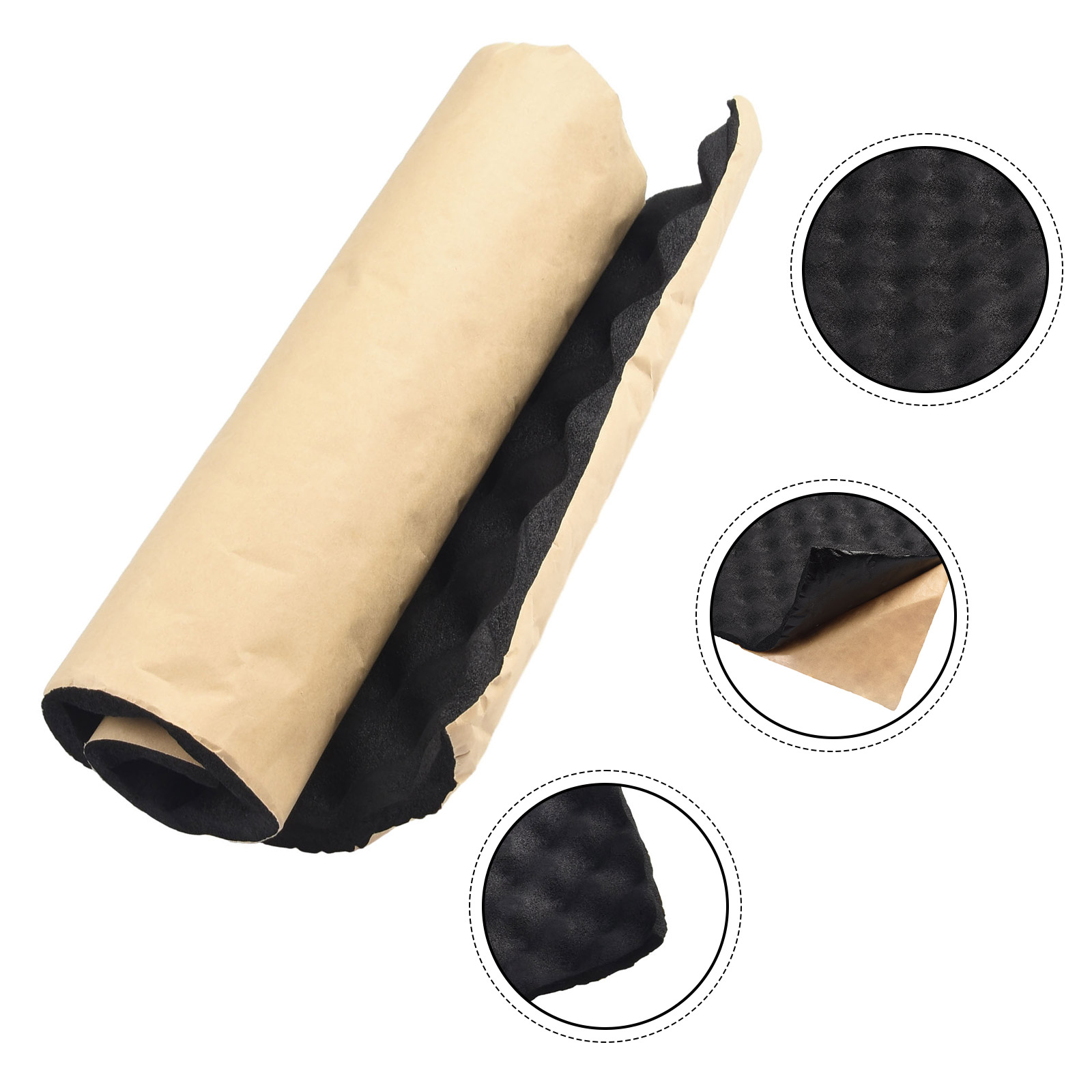 2 センチメートル車の消音器ノイズ絶縁音響減衰フォームサブウ - Foam Dampener Sheet のレビューと価格