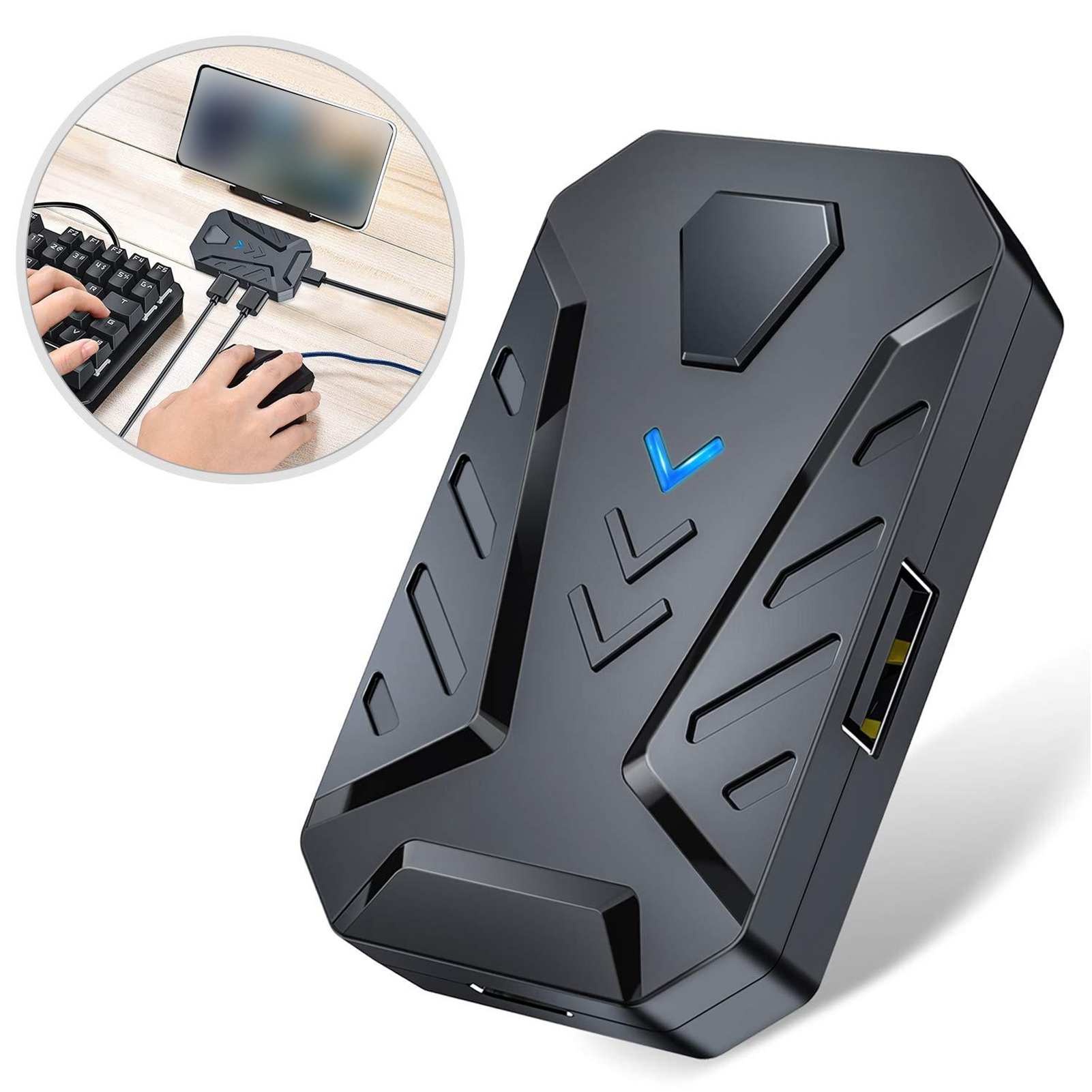 ゲーミングキーボードマウスコンバーターアダプター Andro - Gaming Keyboard And Mouse Mobile のレビューと価格