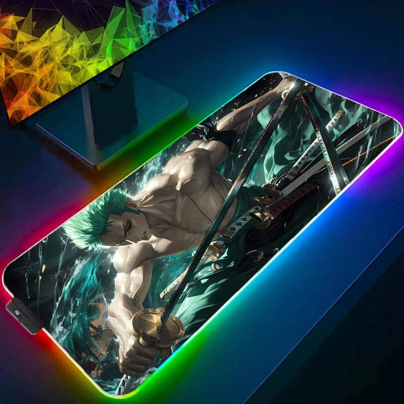 ワンピースゾロマウスパッド RGB ゲームアクセサリー Ga - Gaming Keyboard En Mouse のレビューと価格