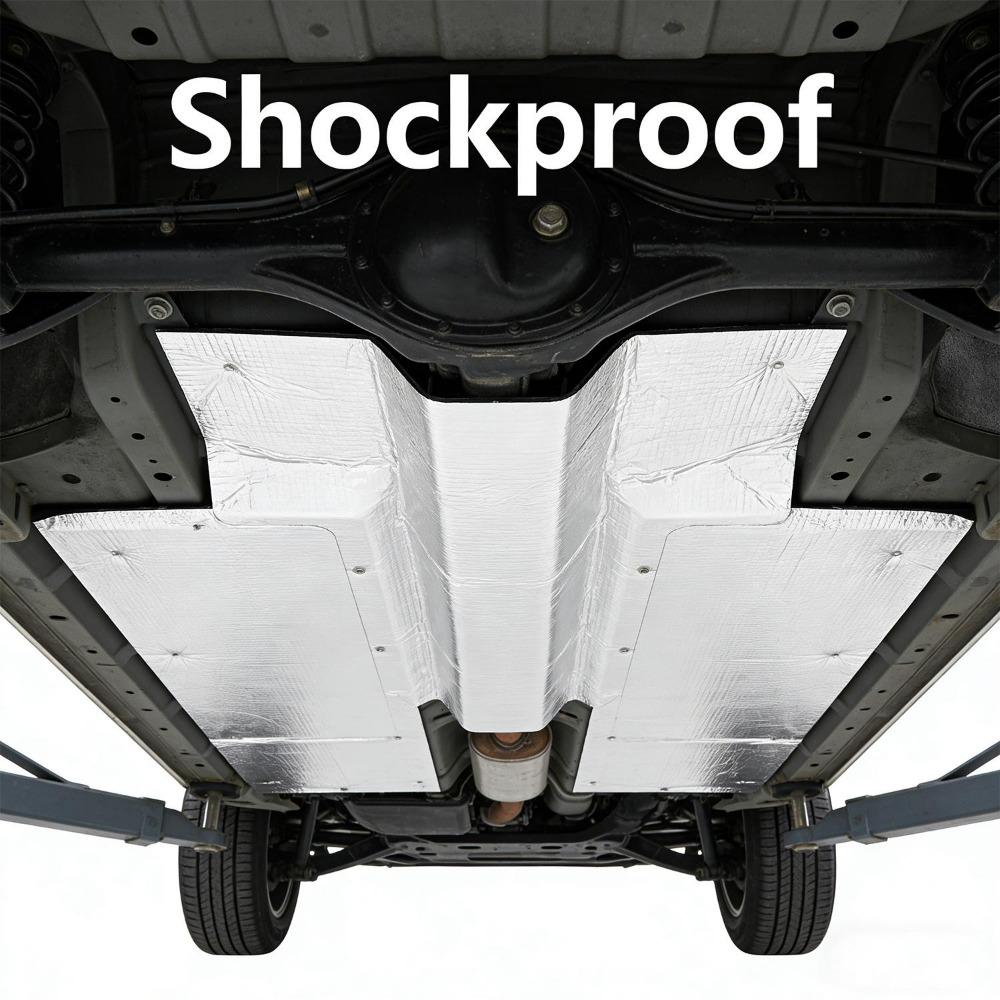 車の遮音マット 5/10 ミリメートル厚アルミ箔フォームヒー - Foam Dampener Sheet のレビューと価格