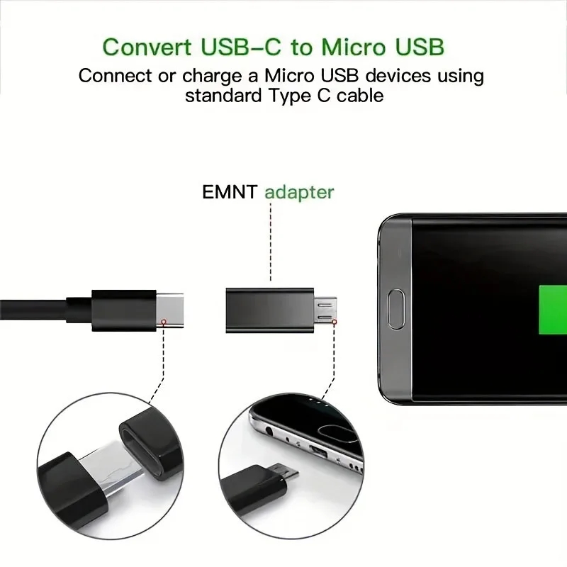 マイクロUSB - USB C OTGアダプター メス-オス - Gaming Keyboard Type C のレビューと価格