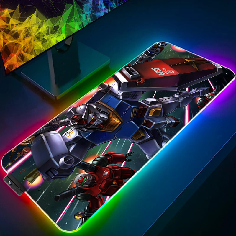 RGB マウスパッド大型ゲーマー XXL 機動戦士ガンダムキ - Gaming Keyboard And Mouse Mobile のレビューと価格
