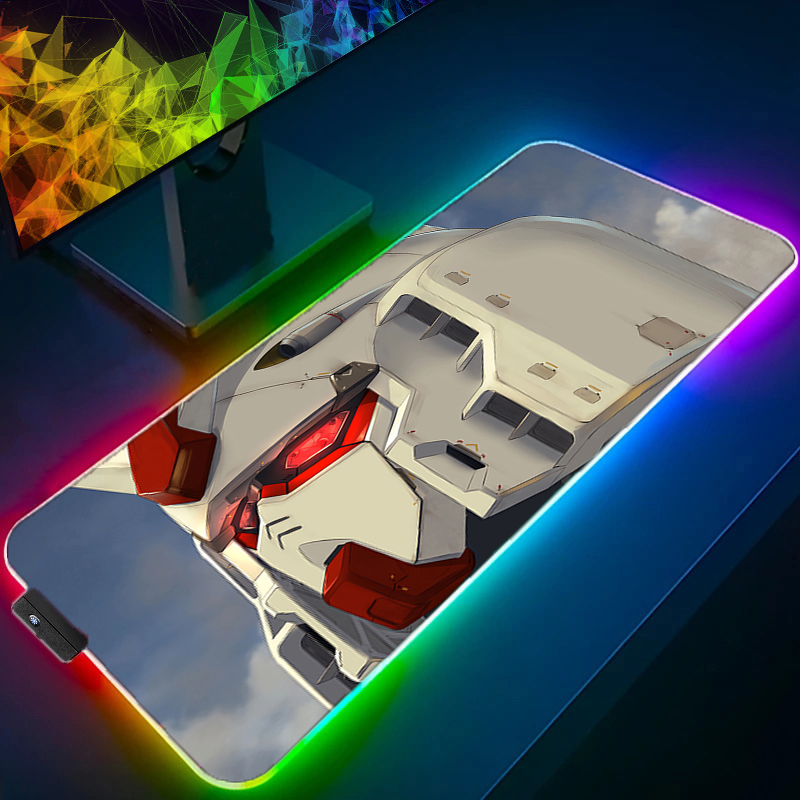 RGB マウスパッド大型ゲーマー XXL 機動戦士ガンダムキ - Gaming Keyboard And Mouse Mobile のレビューと価格