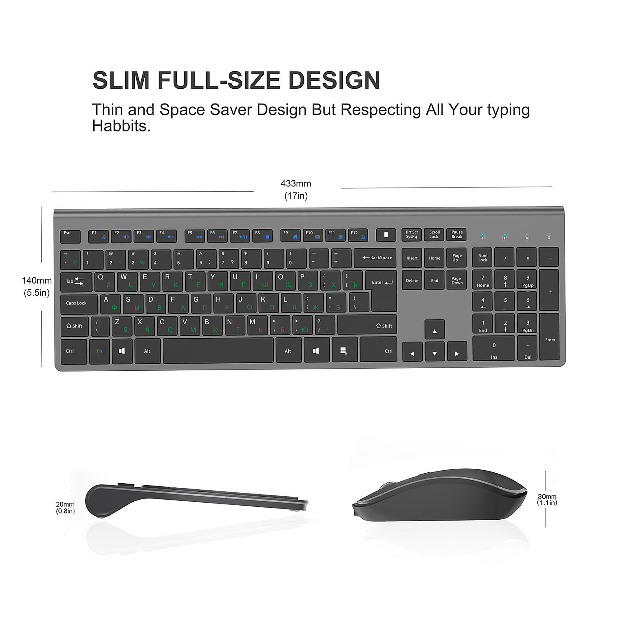 2.4g充電式ワイヤレスキーボードとマウスセット,コンピュー - Gaming Keyboard And Mouse Wireless のレビューと価格