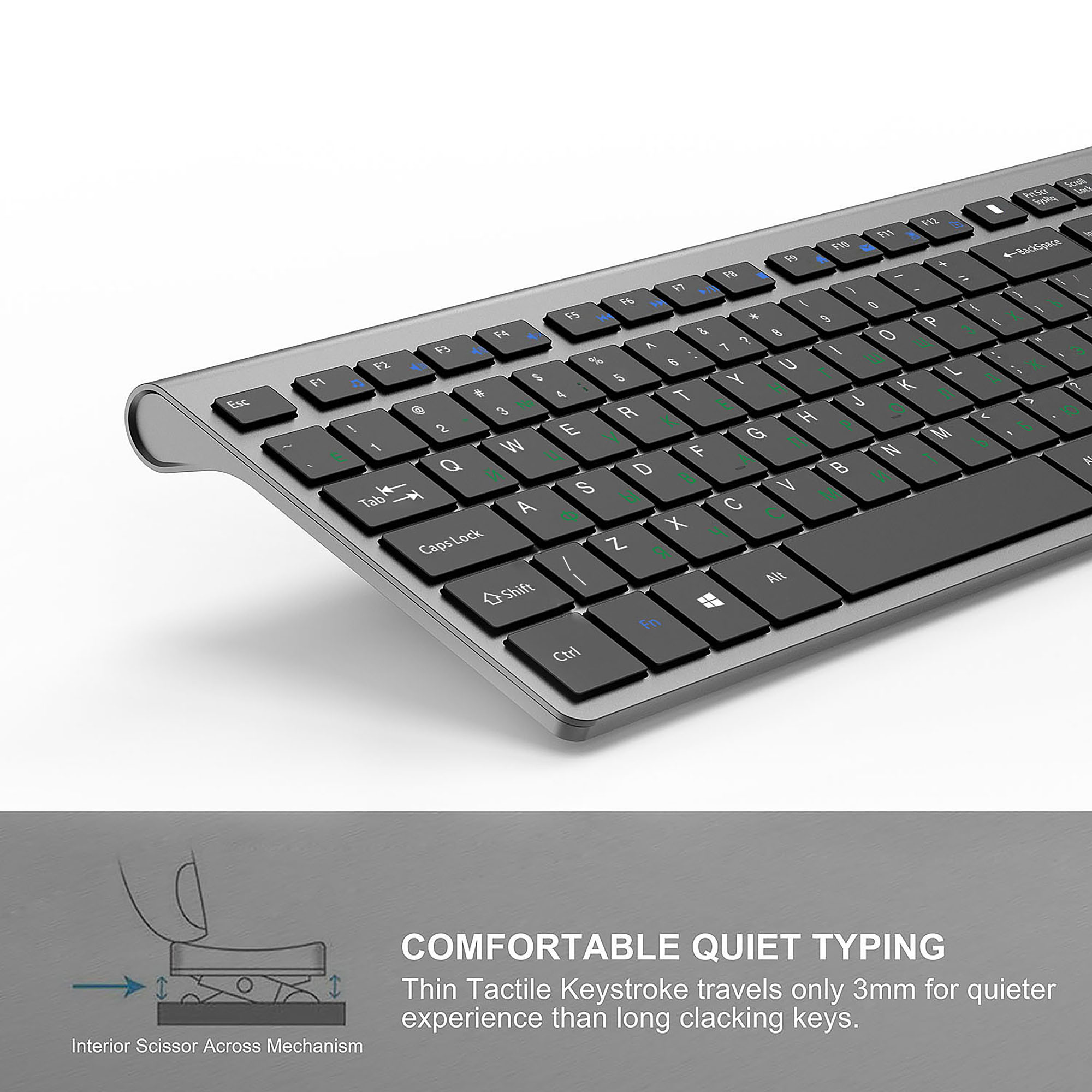 2.4g充電式ワイヤレスキーボードとマウスセット,コンピュー - Gaming Keyboard And Mouse Wireless のレビューと価格