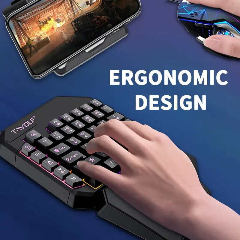 FocusOnPC TF900 2-in-1モバイルゲーミン - Gaming Keyboard And Mouse Mobile のレビューと価格