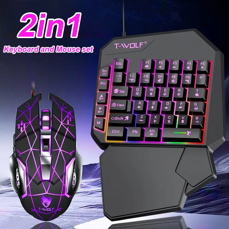 FocusOnPC TF900 2-in-1モバイルゲーミン - Gaming Keyboard And Mouse Mobile のレビューと価格
