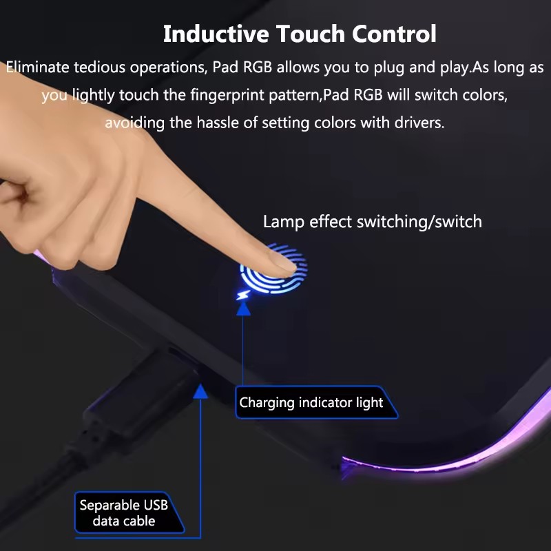 RGBマウスパッド ワイヤレス充電器付き 15W急速充電 滑 - Gaming Keyboard And Mouse Wireless のレビューと価格