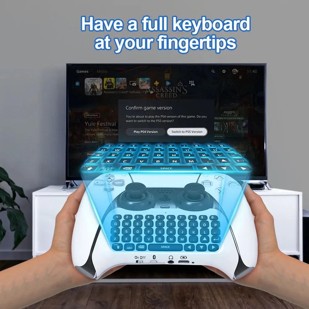 ゲーミングハンドルキーボードワイヤレスコントローラーチャット - Gaming Keyboard Mini のレビューと価格